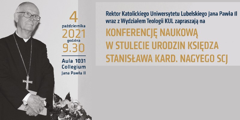 Konferencja KUL na 100. rocznicę urodzin kard. Nagyego SCJ