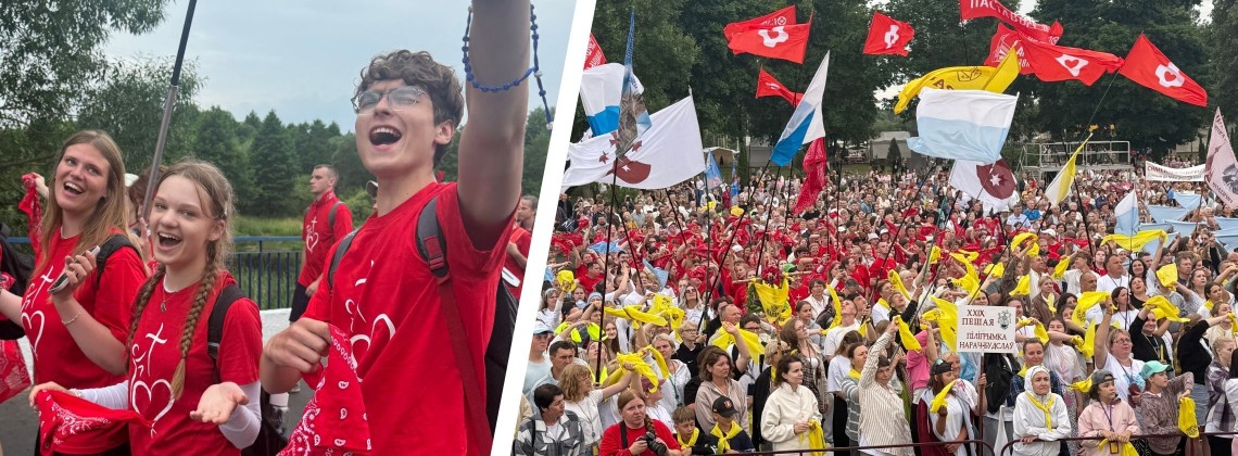 Pielgrzymka sercańskich parafii na Białorusi